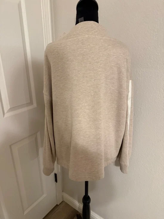 Lou & Grey Light Cream Funnel Neck Sweater - Picture 4 of 5
